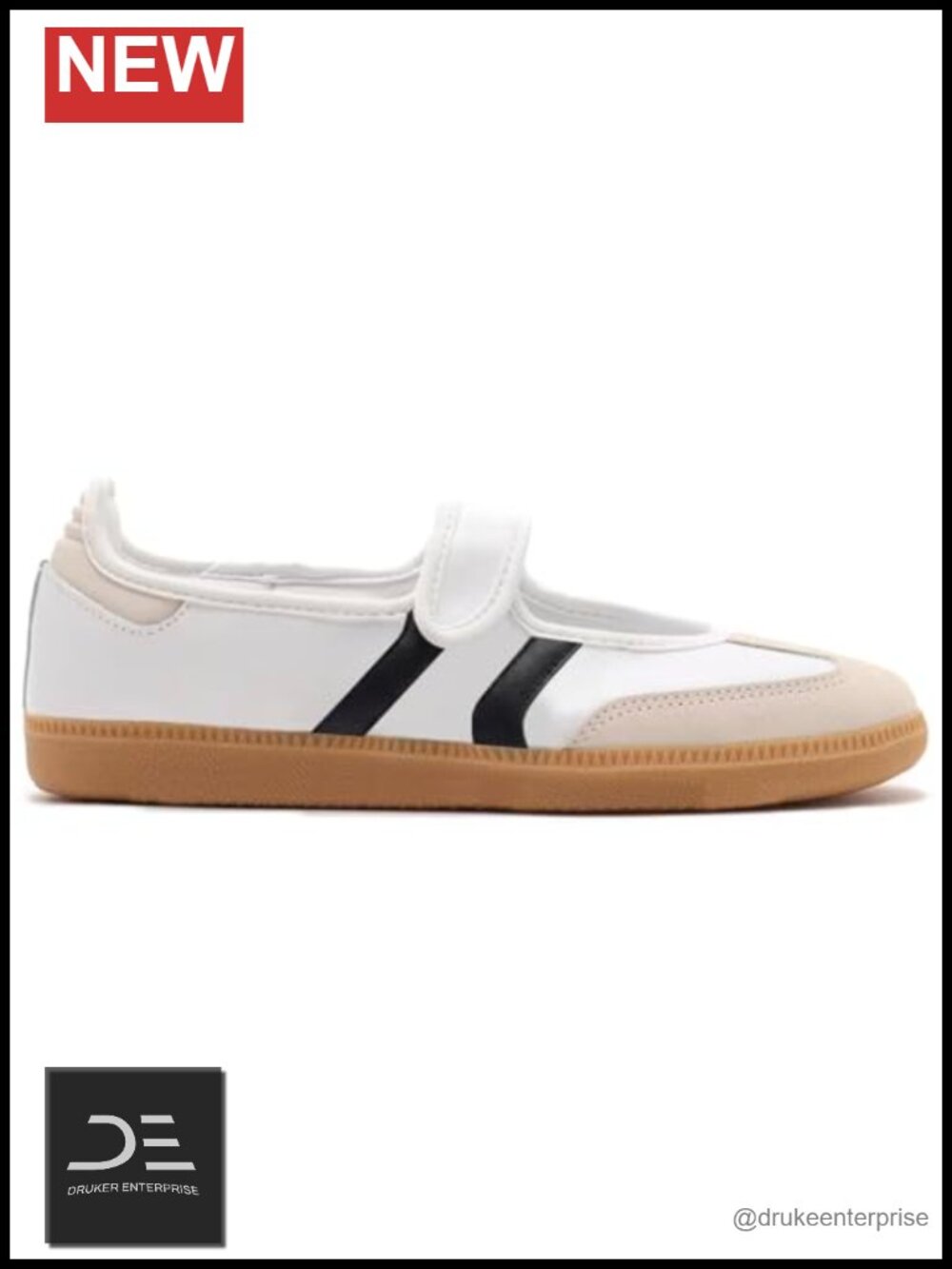 Retro Mary Jane Style Sneakers Womens Comfortable Business Casual Lightweight